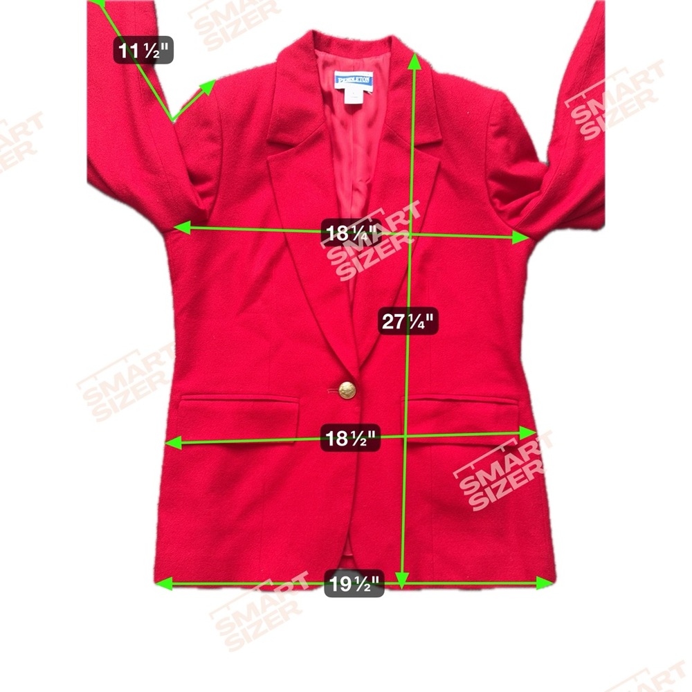 Pendleton Red Blazer - image 8